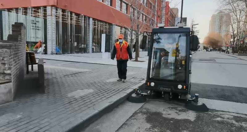 北京798藝術區使用揚子掃地機后,持續采購!