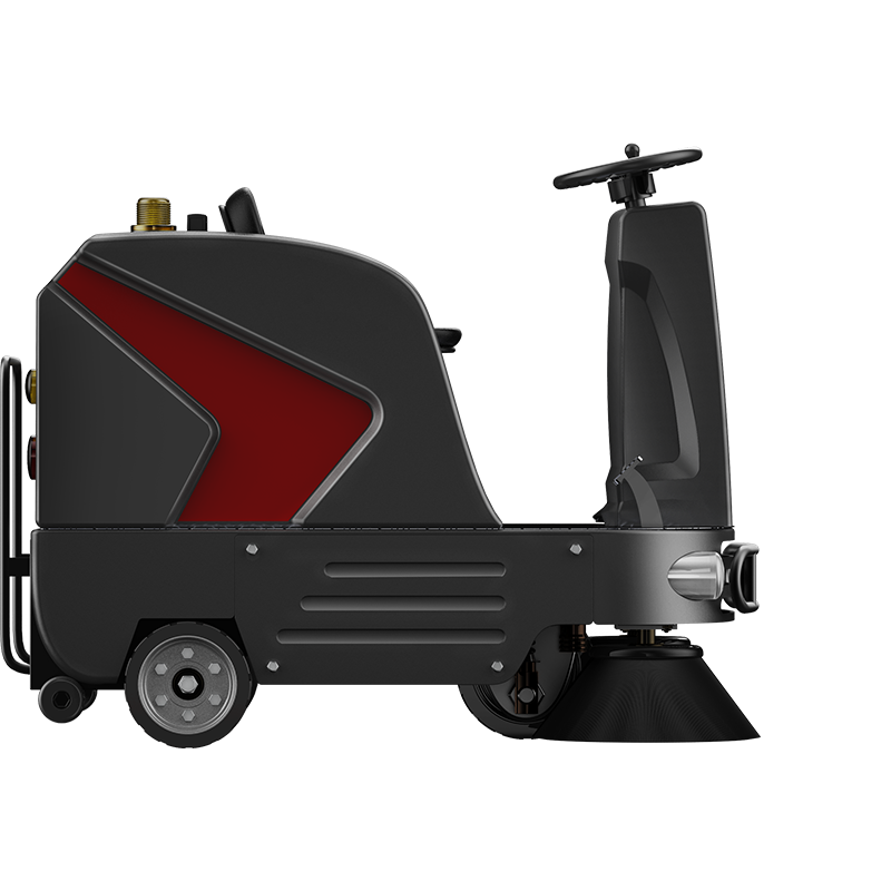揚子S6電動掃地車側面圖