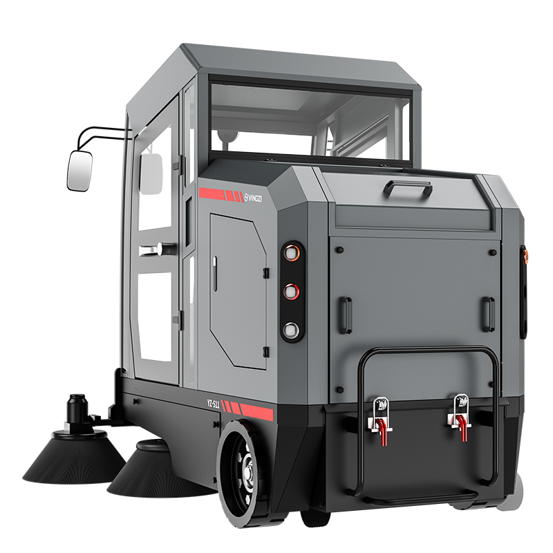 揚子掃地車S11側(cè)面圖