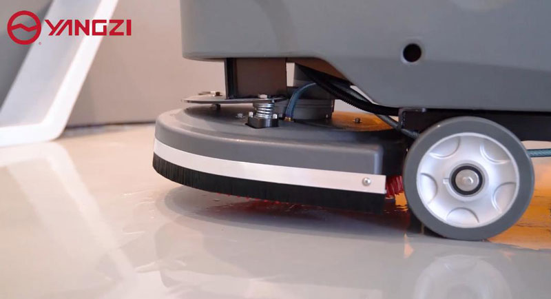 揚子洗地機怎么換刷盤？